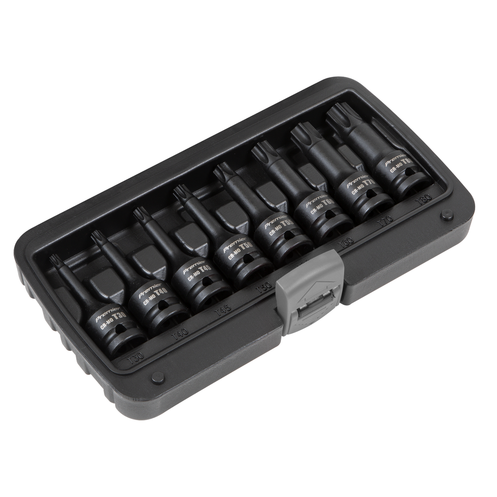 TRX-Star* Impact Socket Bit Set 1/2"Sq Drive 8pc AK5602