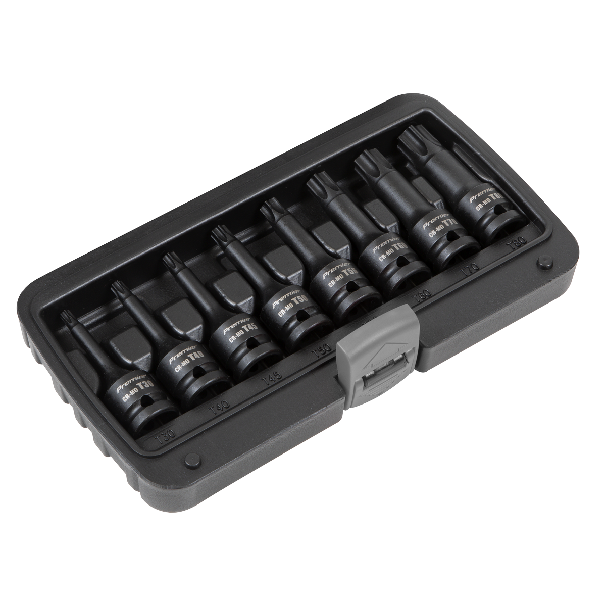 TRX-Star* Impact Socket Bit Set 1/2"Sq Drive 8pc AK5602