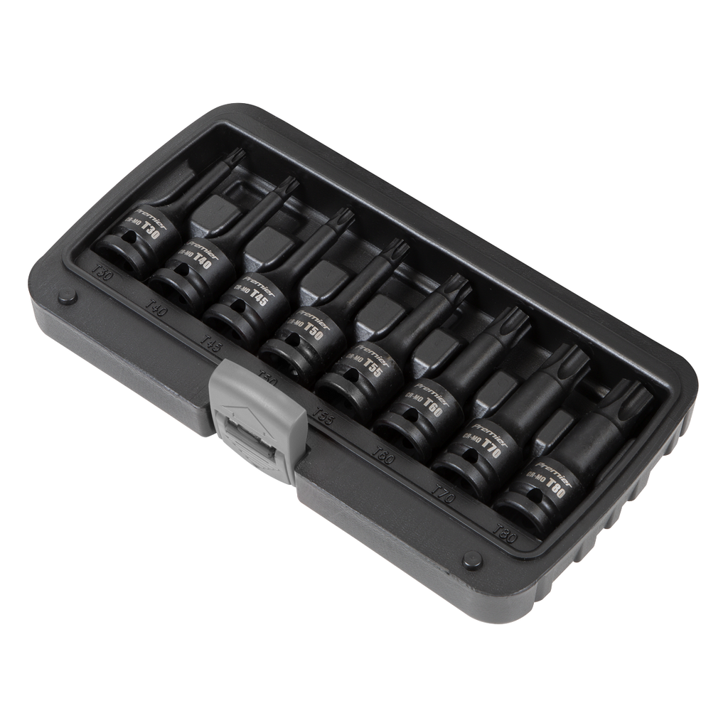 TRX-Star* Impact Socket Bit Set 1/2"Sq Drive 8pc AK5602