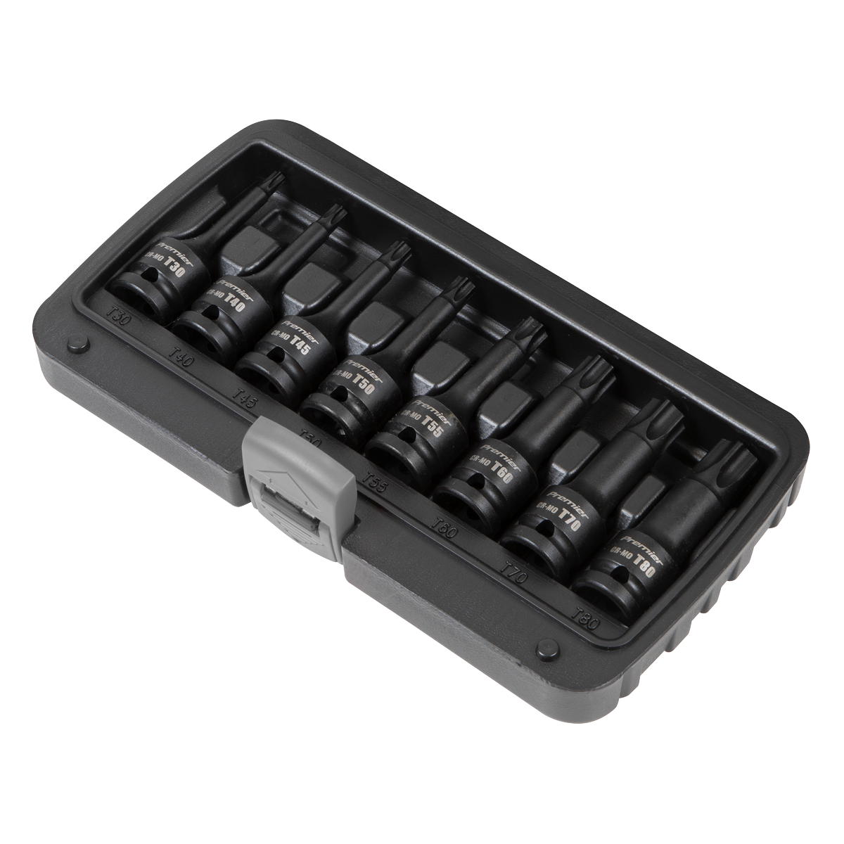 TRX-Star* Impact Socket Bit Set 1/2"Sq Drive 8pc AK5602