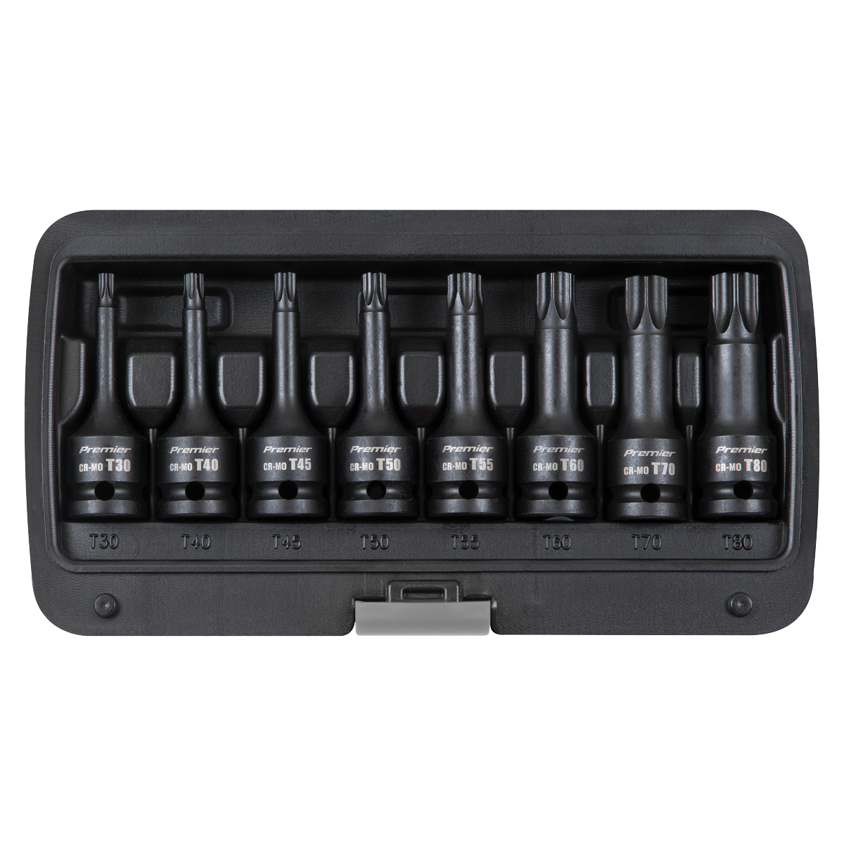 TRX-Star* Impact Socket Bit Set 1/2"Sq Drive 8pc AK5602