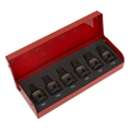 TRX-Star* Impact Socket Bit Set 1/2"Sq Drive 6pc AK5607
