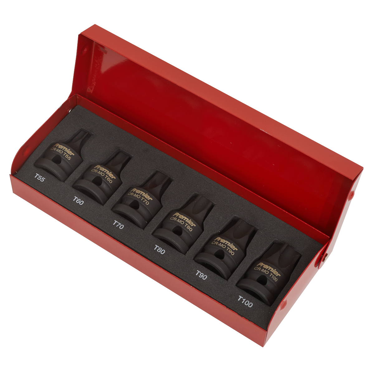 TRX-Star* Impact Socket Bit Set 1/2"Sq Drive 6pc AK5607