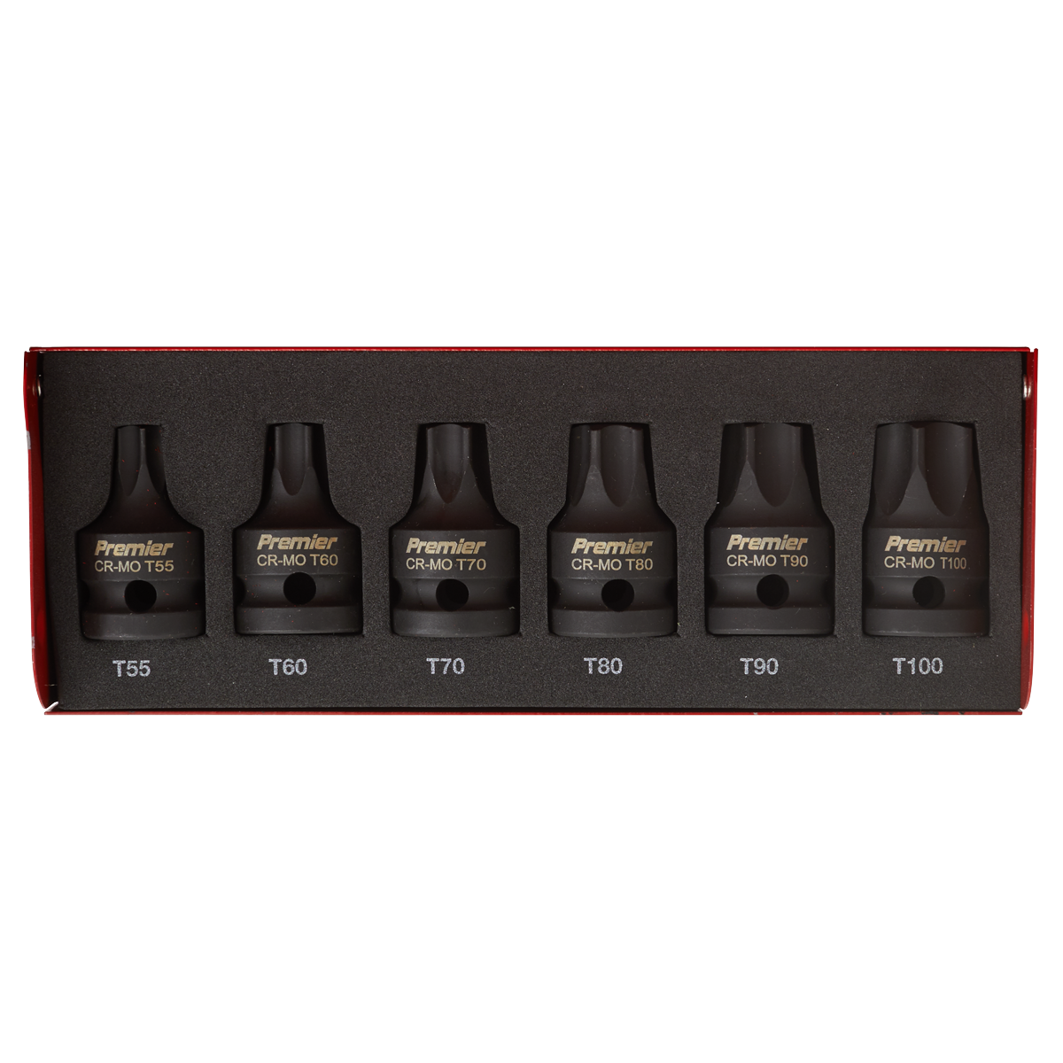 TRX-Star* Impact Socket Bit Set 1/2"Sq Drive 6pc AK5607
