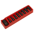 Hex Impact Bit & Holder Set 1/2"Sq Drive 9pc AK5609