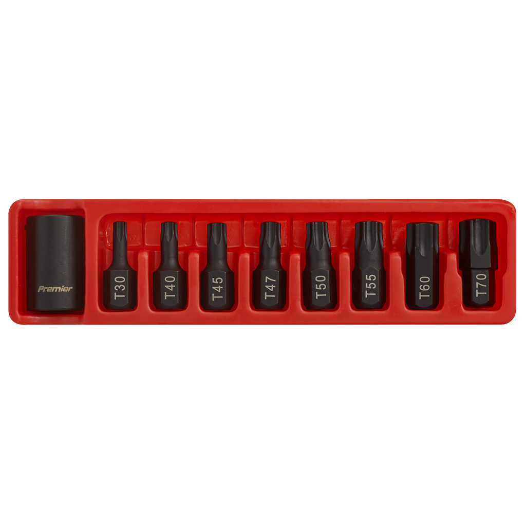 TRX-Star* Impact Bit & Holder Set 1/2"Sq Drive 9pc AK5610