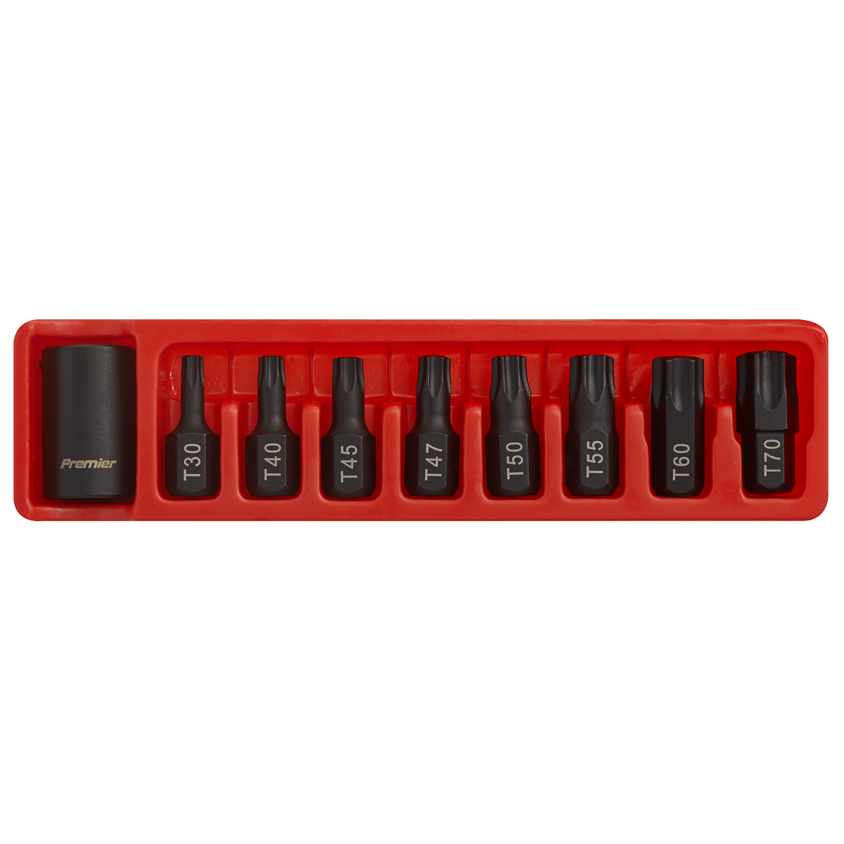 TRX-Star* Impact Bit & Holder Set 1/2"Sq Drive 9pc AK5610