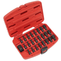 TRX-Star*/Hex/Spline Impact Bit Set 1/2"Sq Drive 25pc AK5612