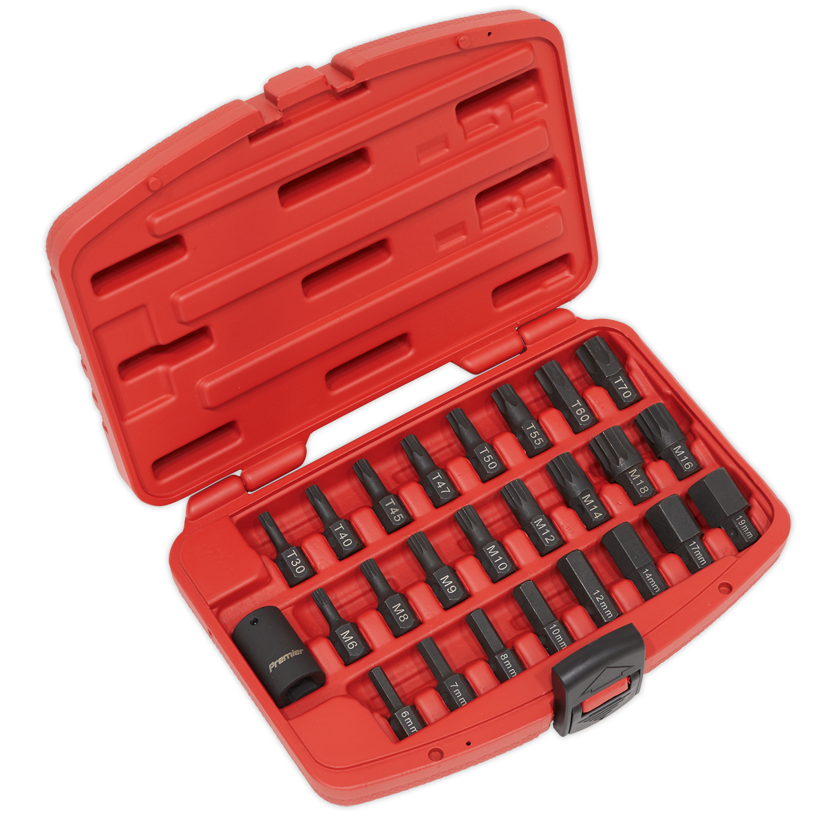 TRX-Star*/Hex/Spline Impact Bit Set 1/2"Sq Drive 25pc AK5612