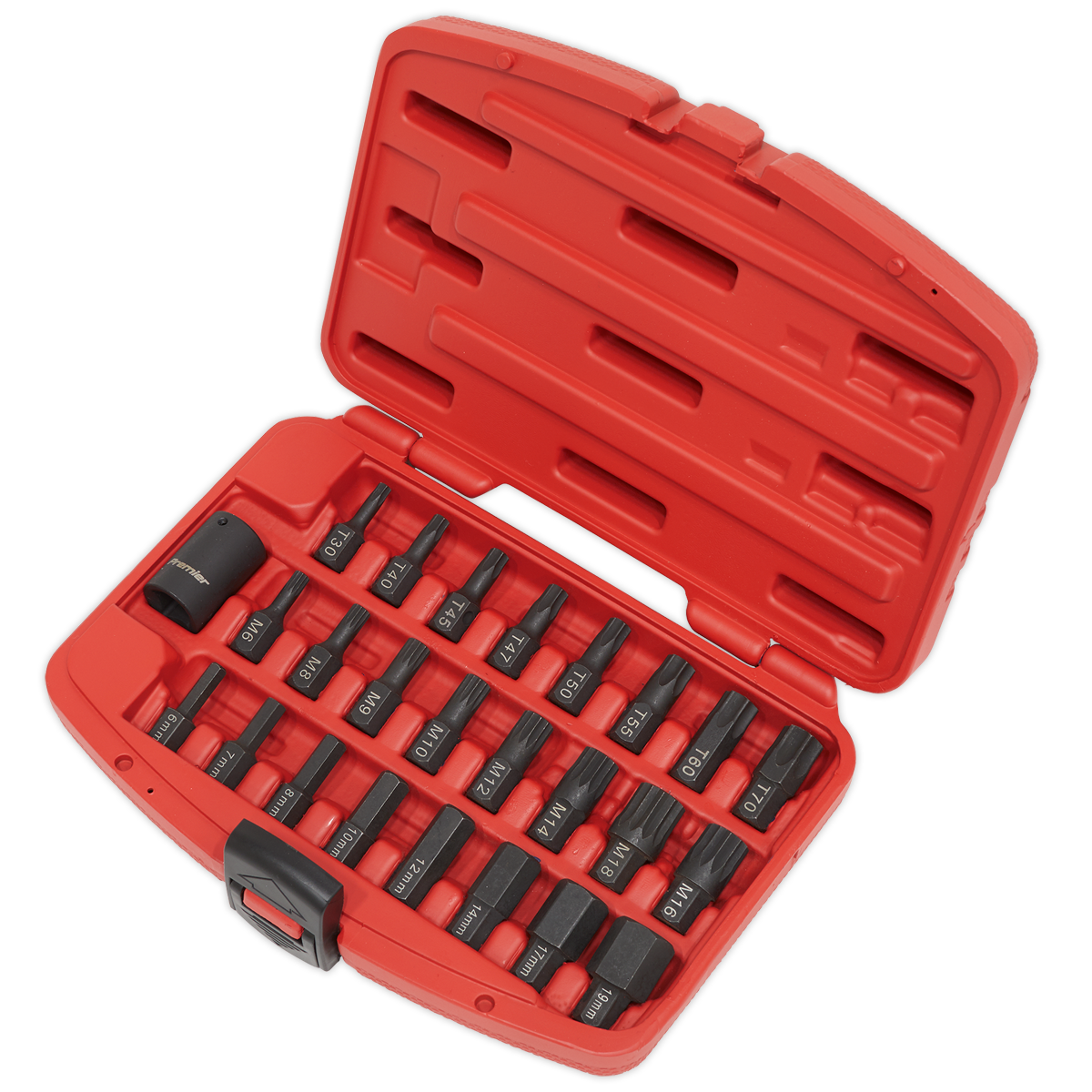 TRX-Star*/Hex/Spline Impact Bit Set 1/2"Sq Drive 25pc AK5612