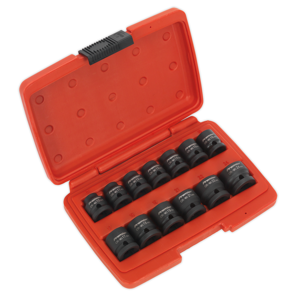 Low Profile Impact Socket Set 1/2"Sq Drive 13pc AK5613LP