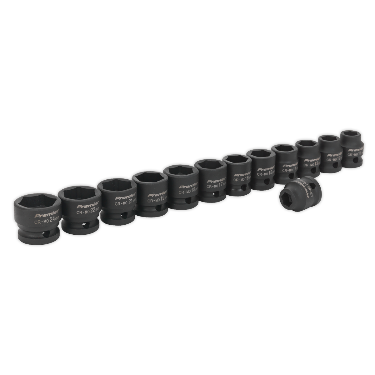 Low Profile Impact Socket Set 1/2"Sq Drive 13pc AK5613LP