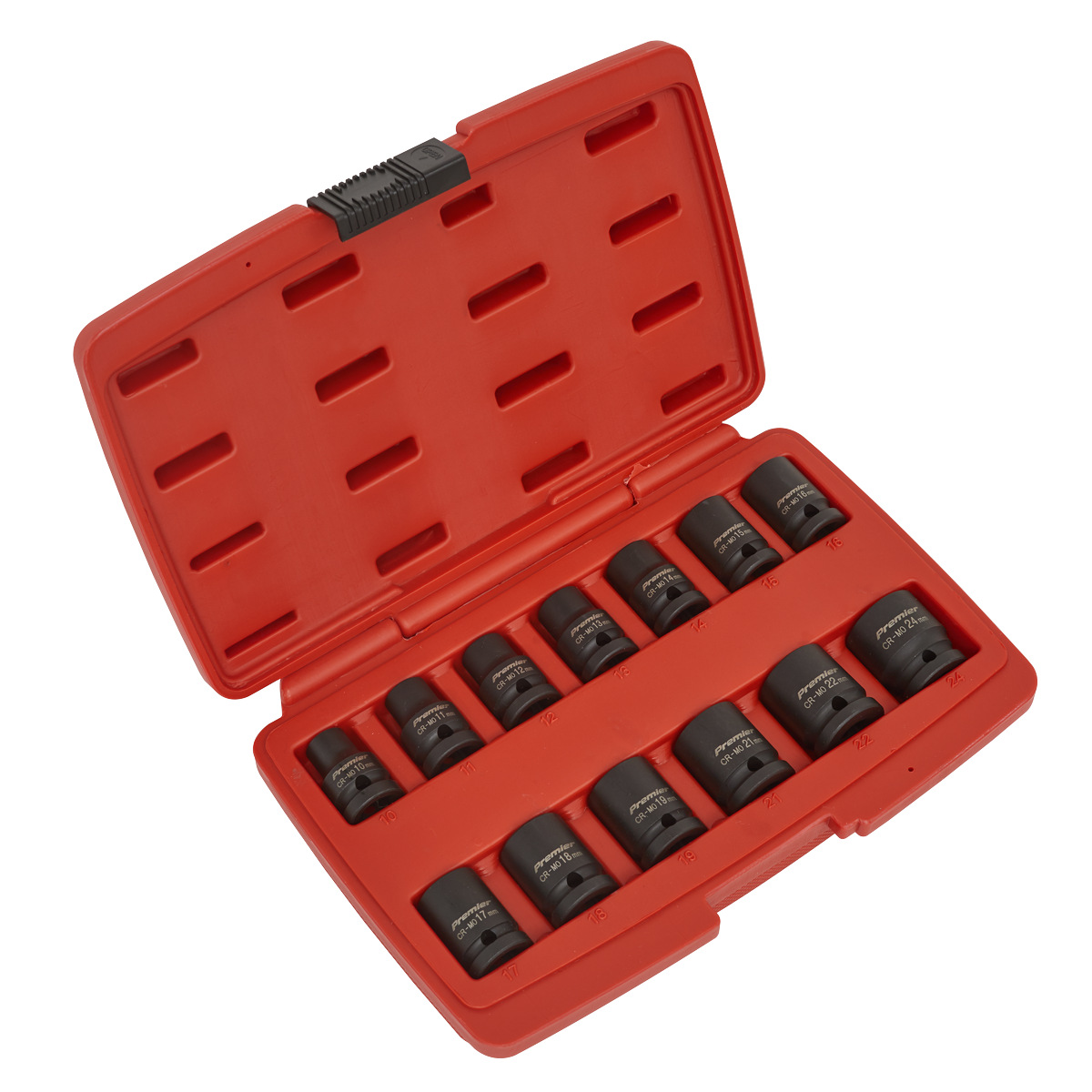 Impact Socket Set 1/2"Sq Drive 12-point 13pc AK5614M