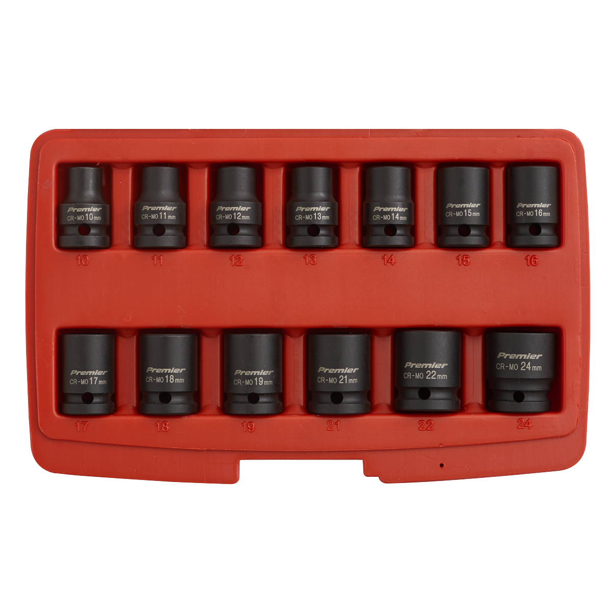 Impact Socket Set 1/2"Sq Drive 12-point 13pc AK5614M