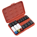 Impact Socket & Wheel Nut Removal Set 1/2"Sq Drive 15pc AK5615M