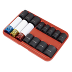 Impact Socket & Wheel Nut Removal Set 1/2"Sq Drive 15pc AK5615M