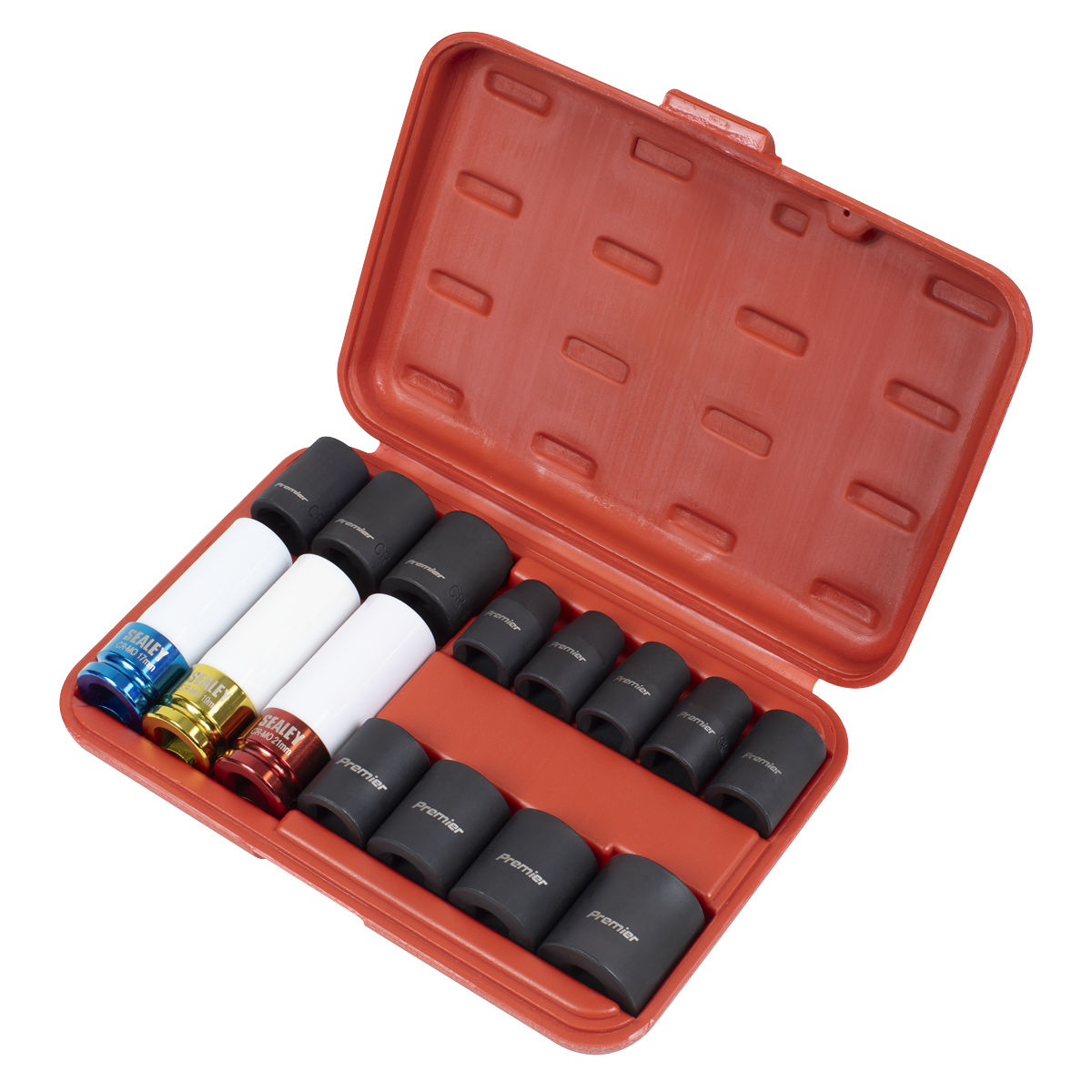 Impact Socket & Wheel Nut Removal Set 1/2"Sq Drive 15pc AK5615M