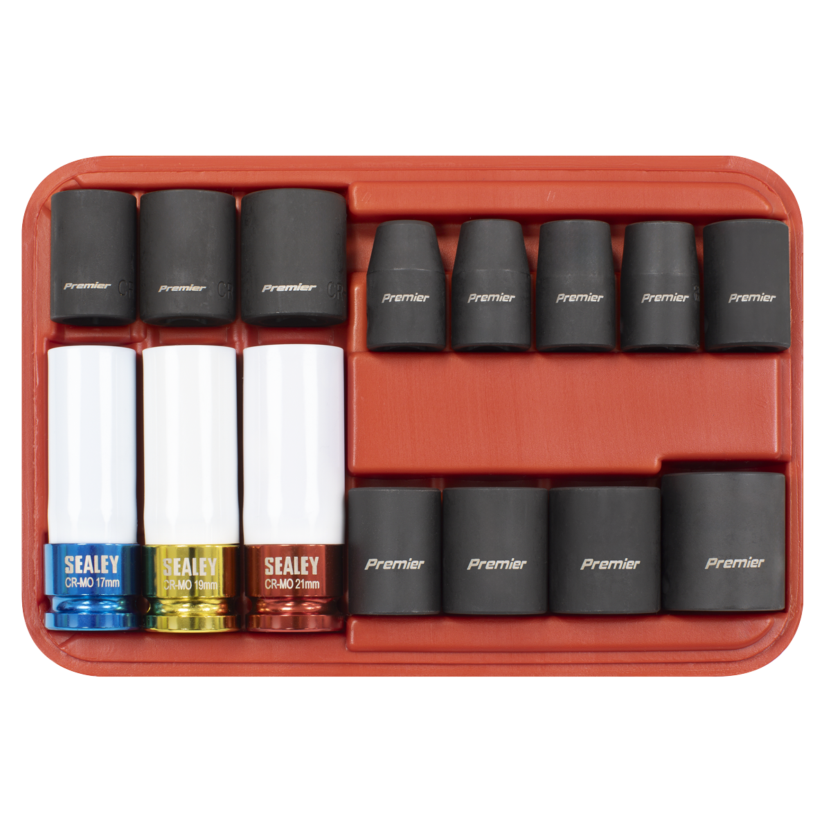 Impact Socket & Wheel Nut Removal Set 1/2"Sq Drive 15pc AK5615M