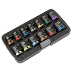 Lock-On™ Impact Socket Set 1/2"Sq Drive 13pc AK56160M