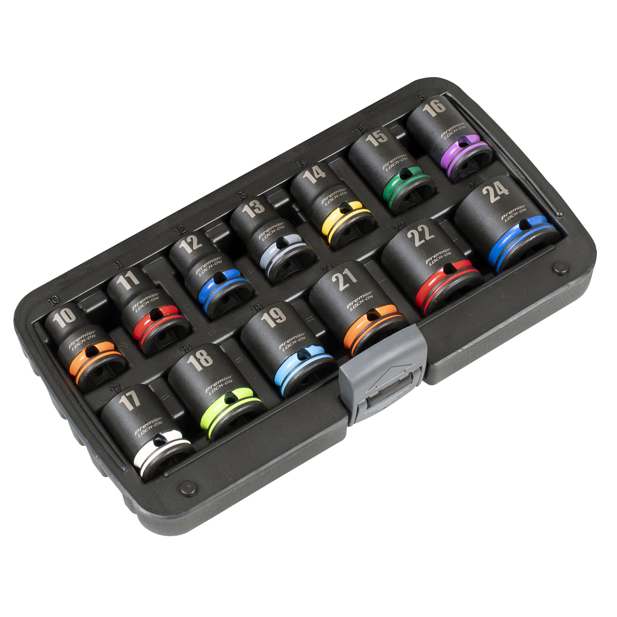 Lock-On™ Impact Socket Set 1/2"Sq Drive 13pc AK56160M