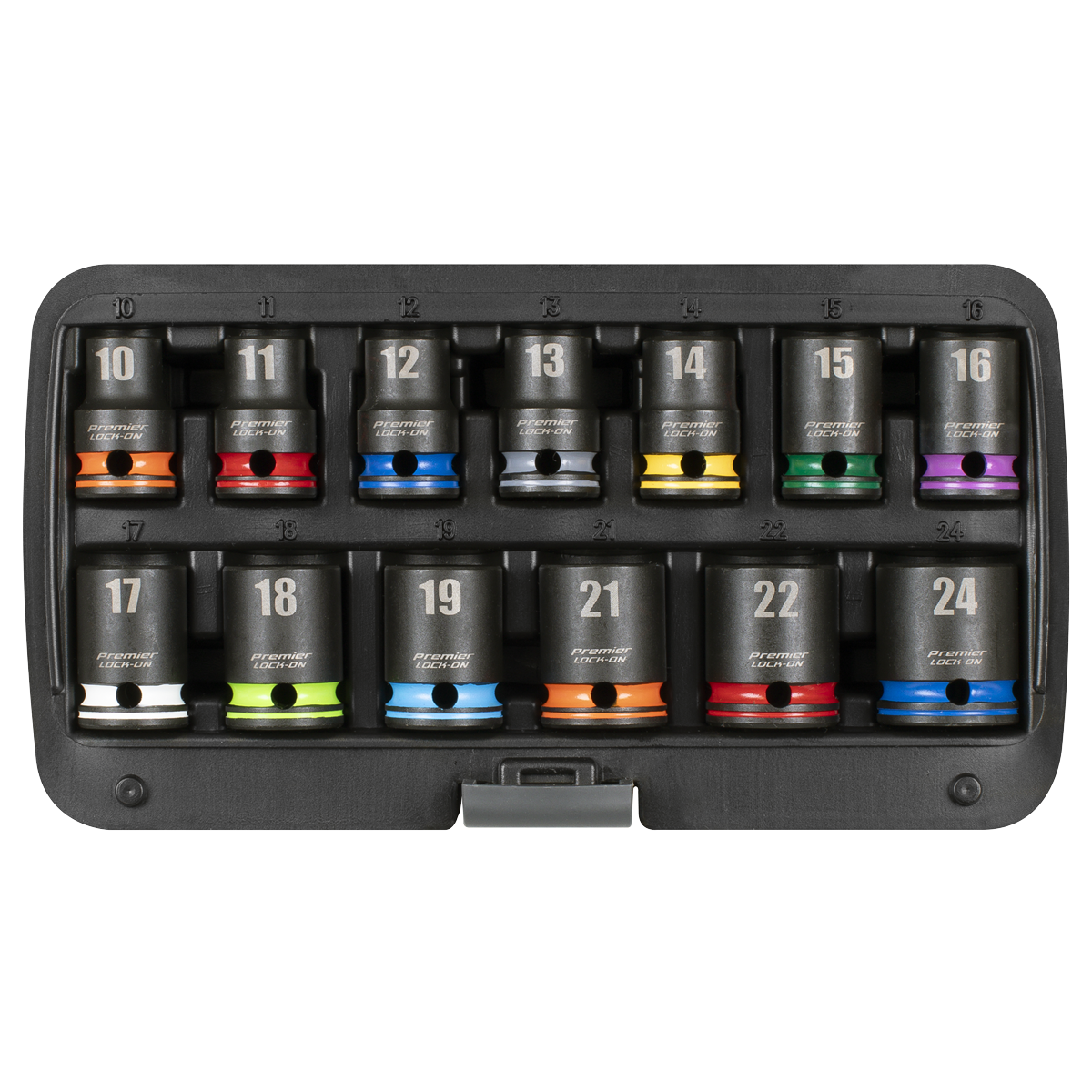 Lock-On™ Impact Socket Set 1/2"Sq Drive 13pc AK56160M