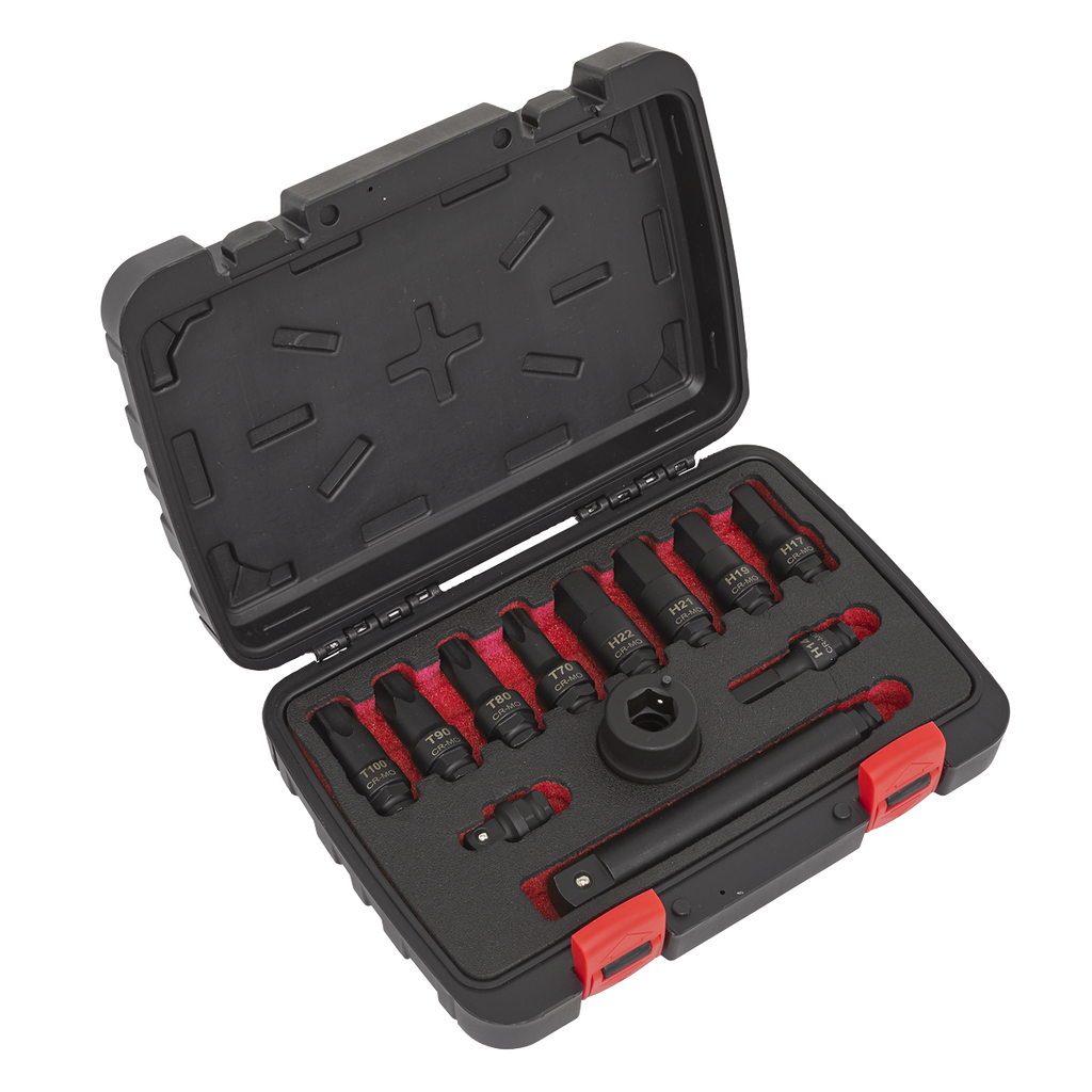 Impact Socket Bit & Accessories Set 3/4"Sq Drive 12pc AK5617