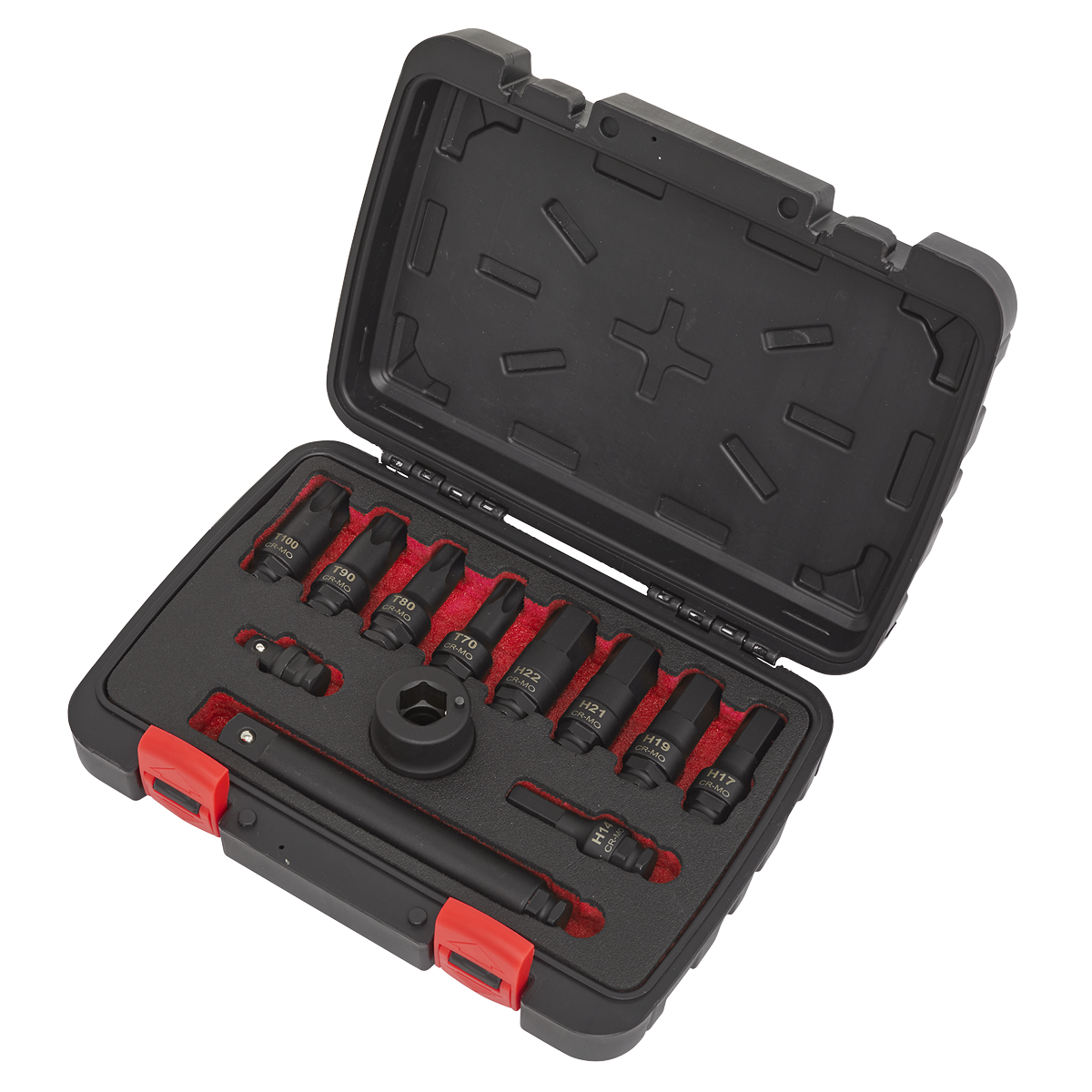 Impact Socket Bit & Accessories Set 3/4"Sq Drive 12pc AK5617