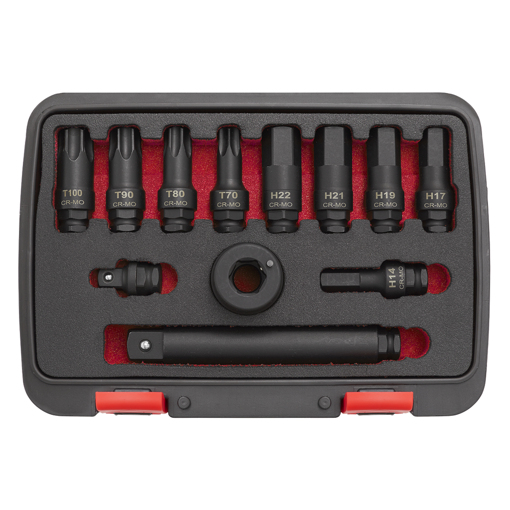 Impact Socket Bit & Accessories Set 3/4"Sq Drive 12pc AK5617