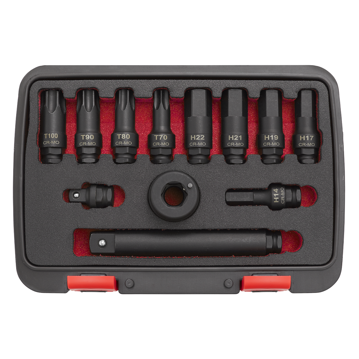 Impact Socket Bit & Accessories Set 3/4"Sq Drive 12pc AK5617