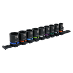 Impact Socket Set 1/2"Sq Drive 9pc AK5618M