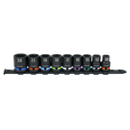 Impact Socket Set 1/2"Sq Drive 9pc AK5618M