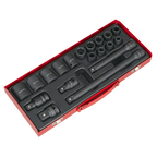 Impact Socket Set 1/2"Sq Drive 19pc AK5619M