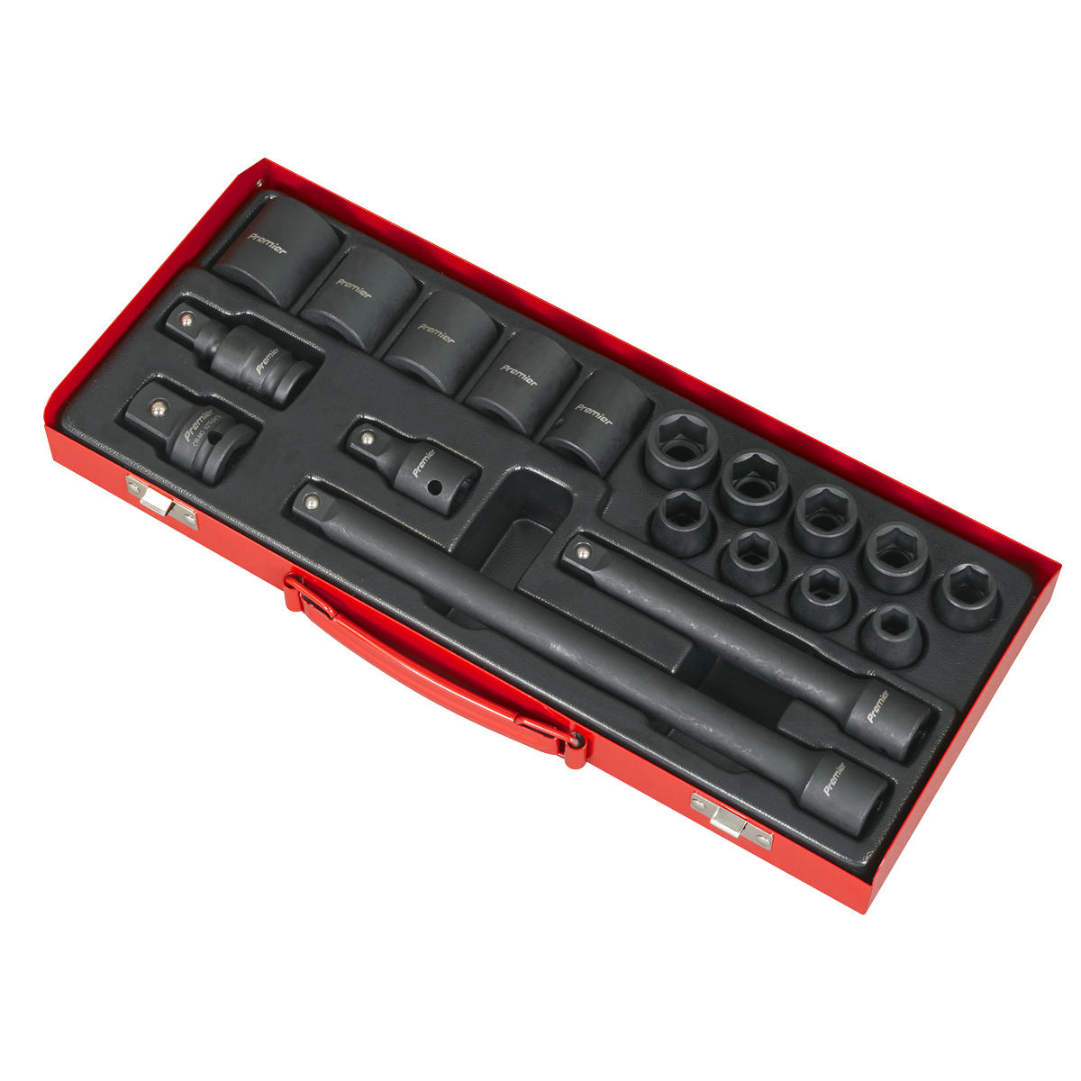 Impact Socket Set 1/2"Sq Drive 19pc AK5619M