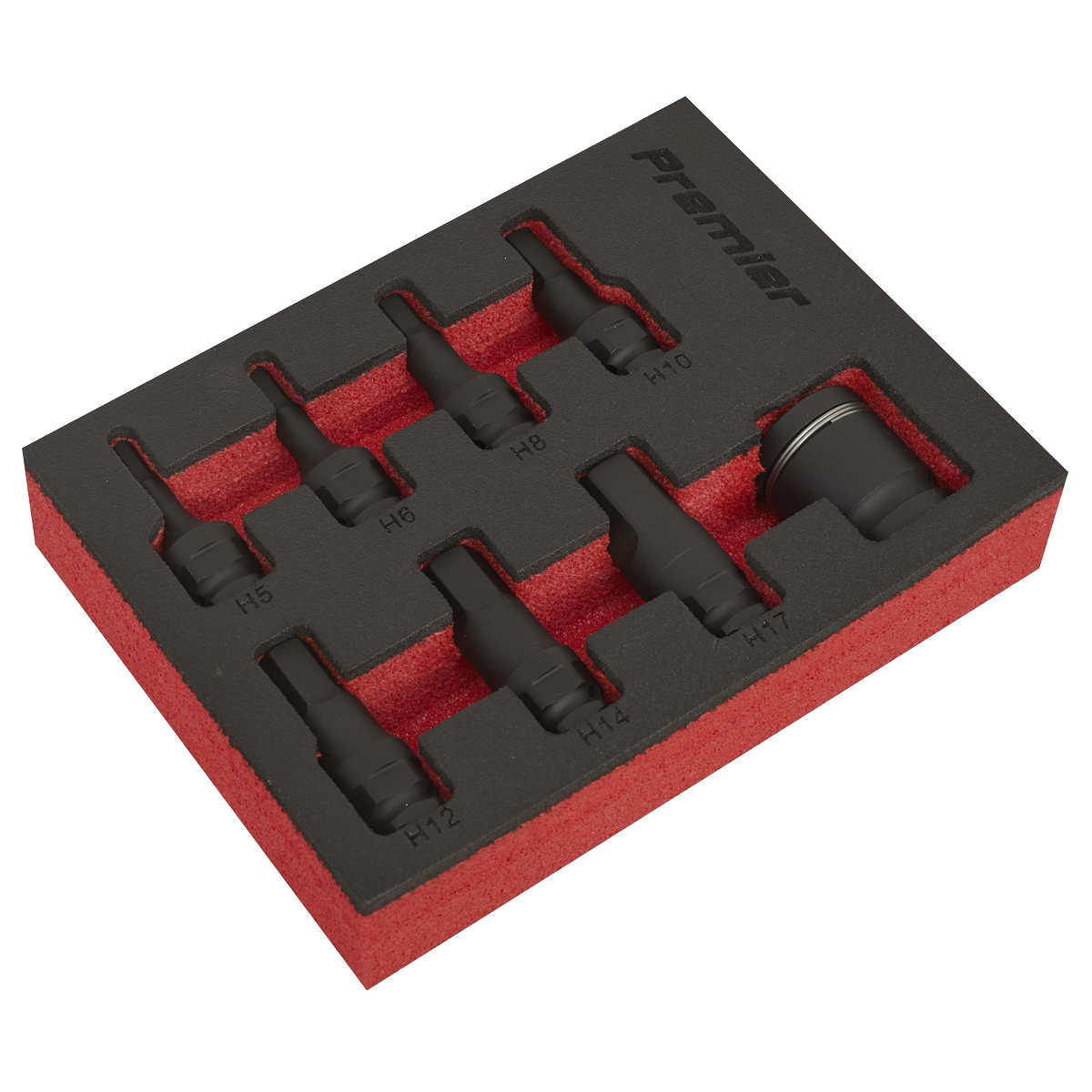 Hex Impact Socket Bit Set 3/8"Sq Drive 8pc AK5620