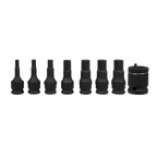 Hex Impact Socket Bit Set 3/8"Sq Drive 8pc AK5620