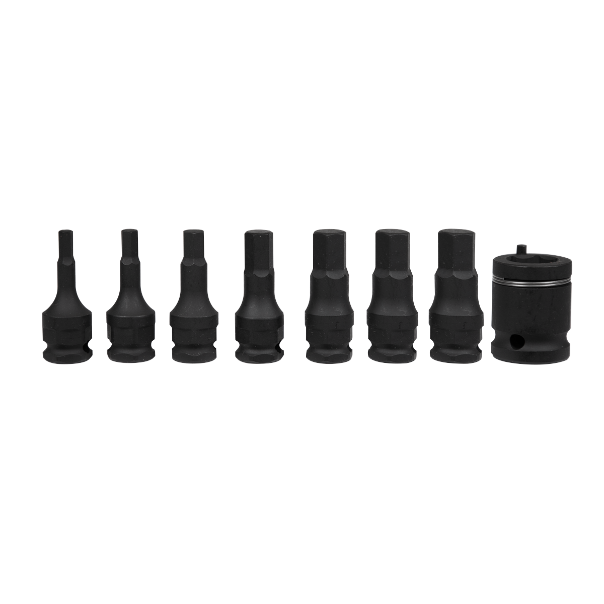 Hex Impact Socket Bit Set 3/8"Sq Drive 8pc AK5620