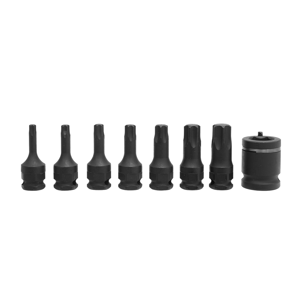 TRX-Star* Impact Socket Bit Set 3/8"Sq Drive 8pc AK5621
