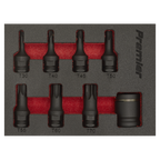 TRX-Star* Impact Socket Bit Set 3/8"Sq Drive 8pc AK5621