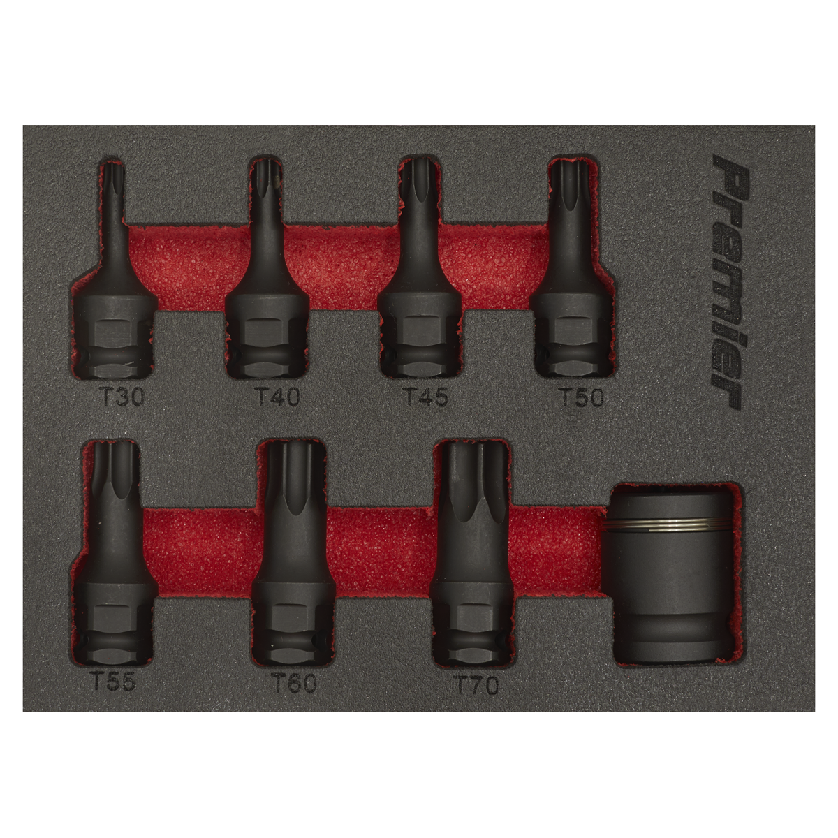 TRX-Star* Impact Socket Bit Set 3/8"Sq Drive 8pc AK5621