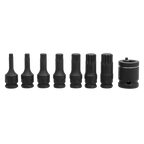 Spline Impact Socket Bit Set 3/8"Sq Drive 8pc AK5622