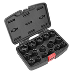 Impact Socket Set 1/2"Sq Drive 16pc AK5624M