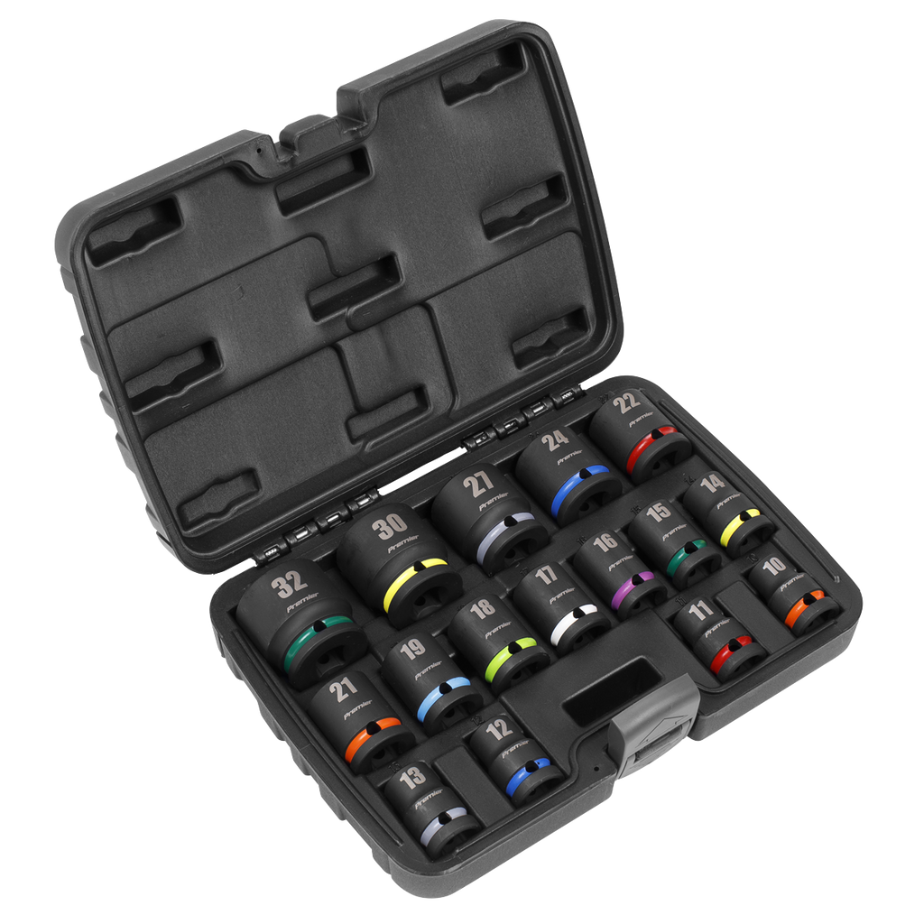 Impact Socket Set 1/2"Sq Drive 16pc AK5625M