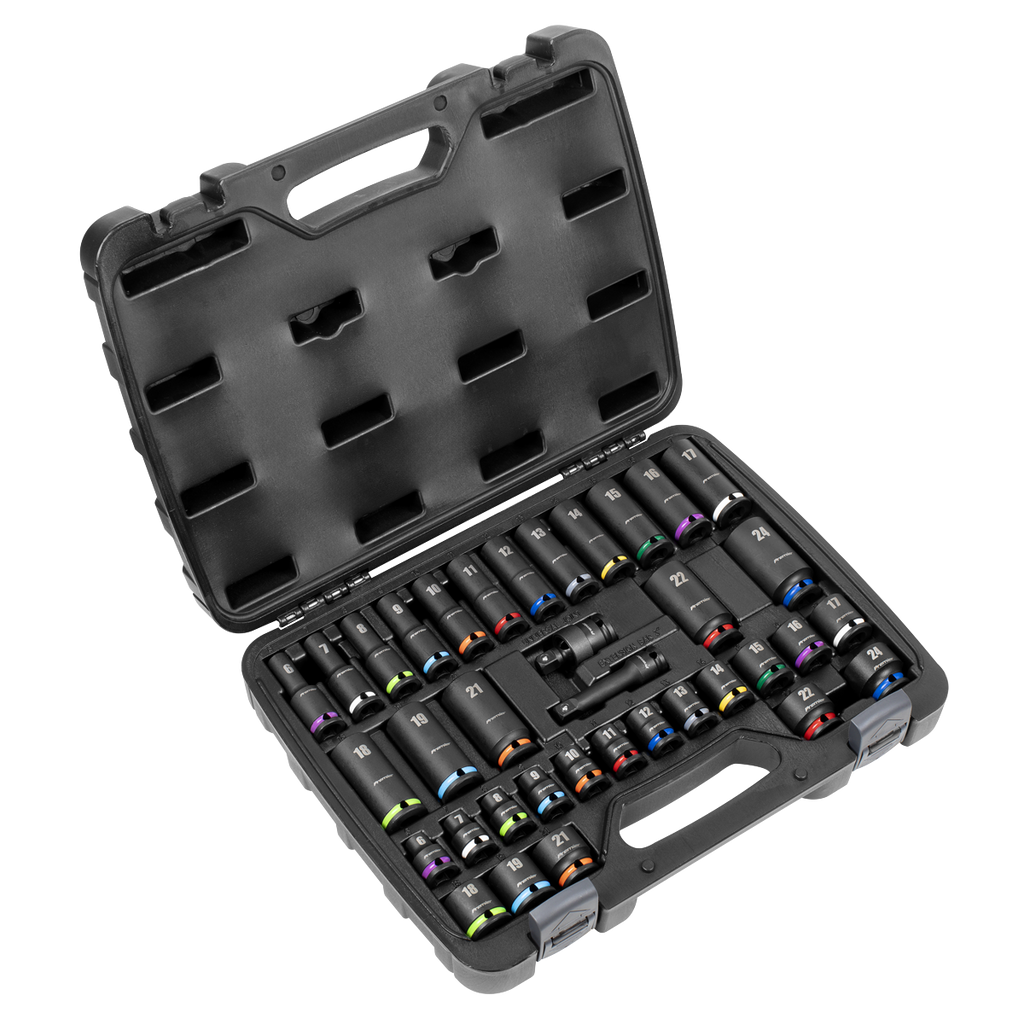 Impact Socket Set 3/8"Sq Drive 36pc AK5633M