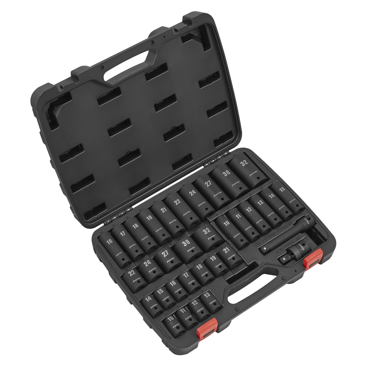 Impact Socket Set 1/2"Sq Drive 34pc AK5634M