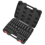 Impact Socket Set 1/2"Sq Drive 34pc AK5634M