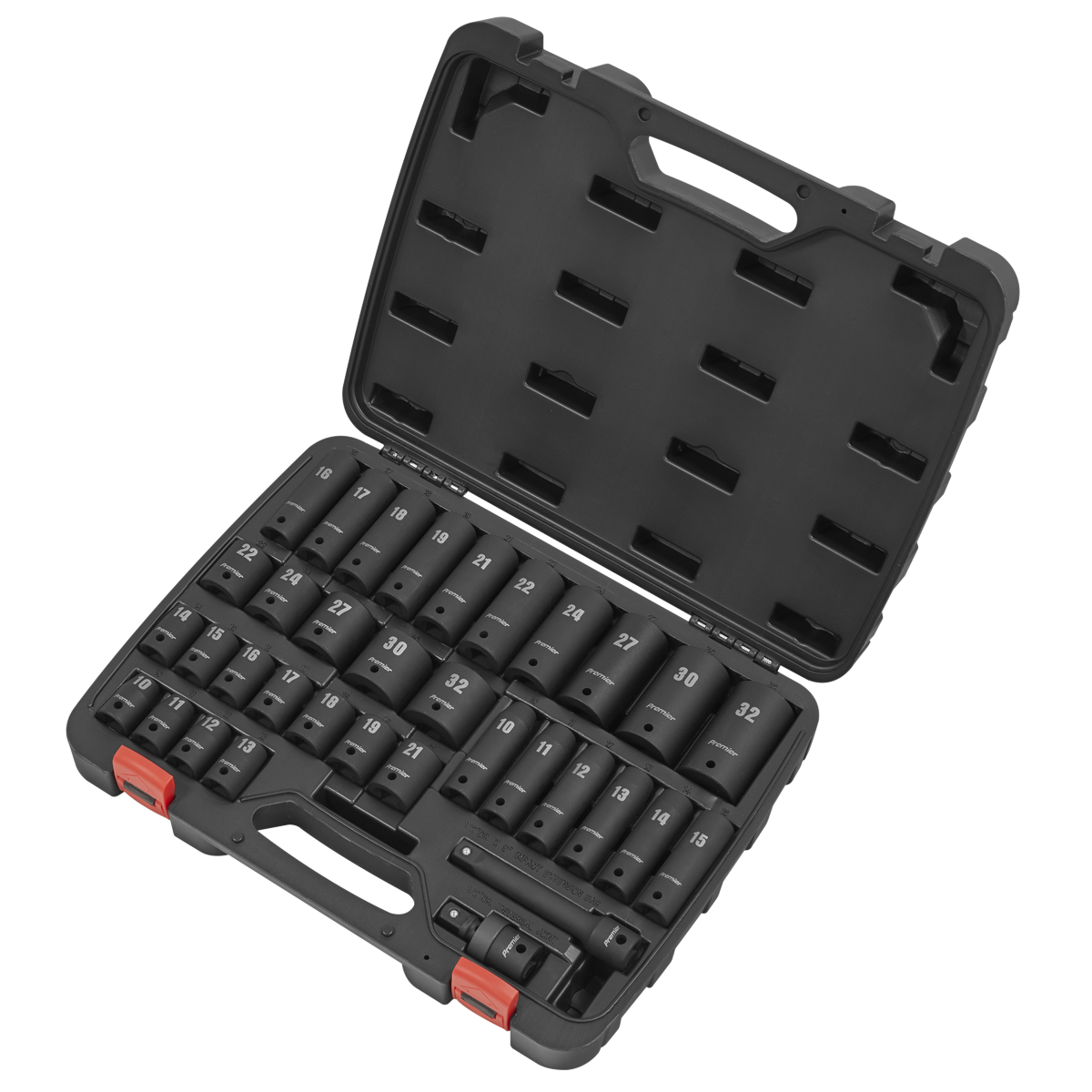 Impact Socket Set 1/2"Sq Drive 34pc AK5634M