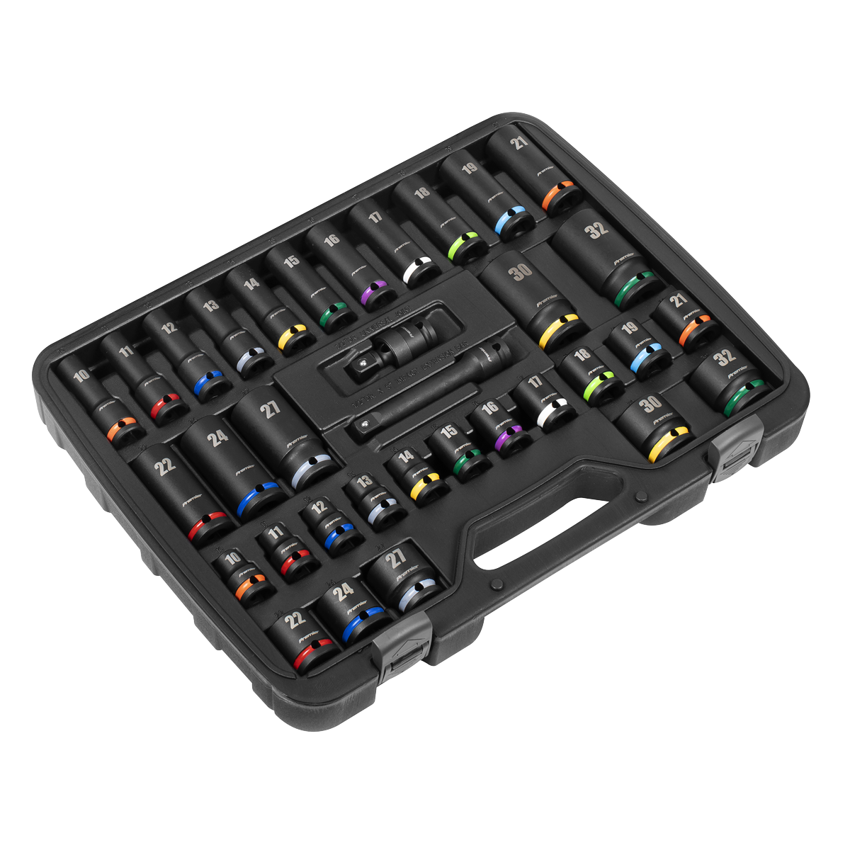 Impact Socket Set 1/2"Sq Drive 34pc AK5635M