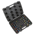 Lock-On™ Standard & Deep Impact Socket Set 1/2"Sq Drive 34pc AK5636M