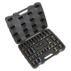Lock-On™ Standard & Deep Impact Socket Set 1/2"Sq Drive 34pc AK5636M