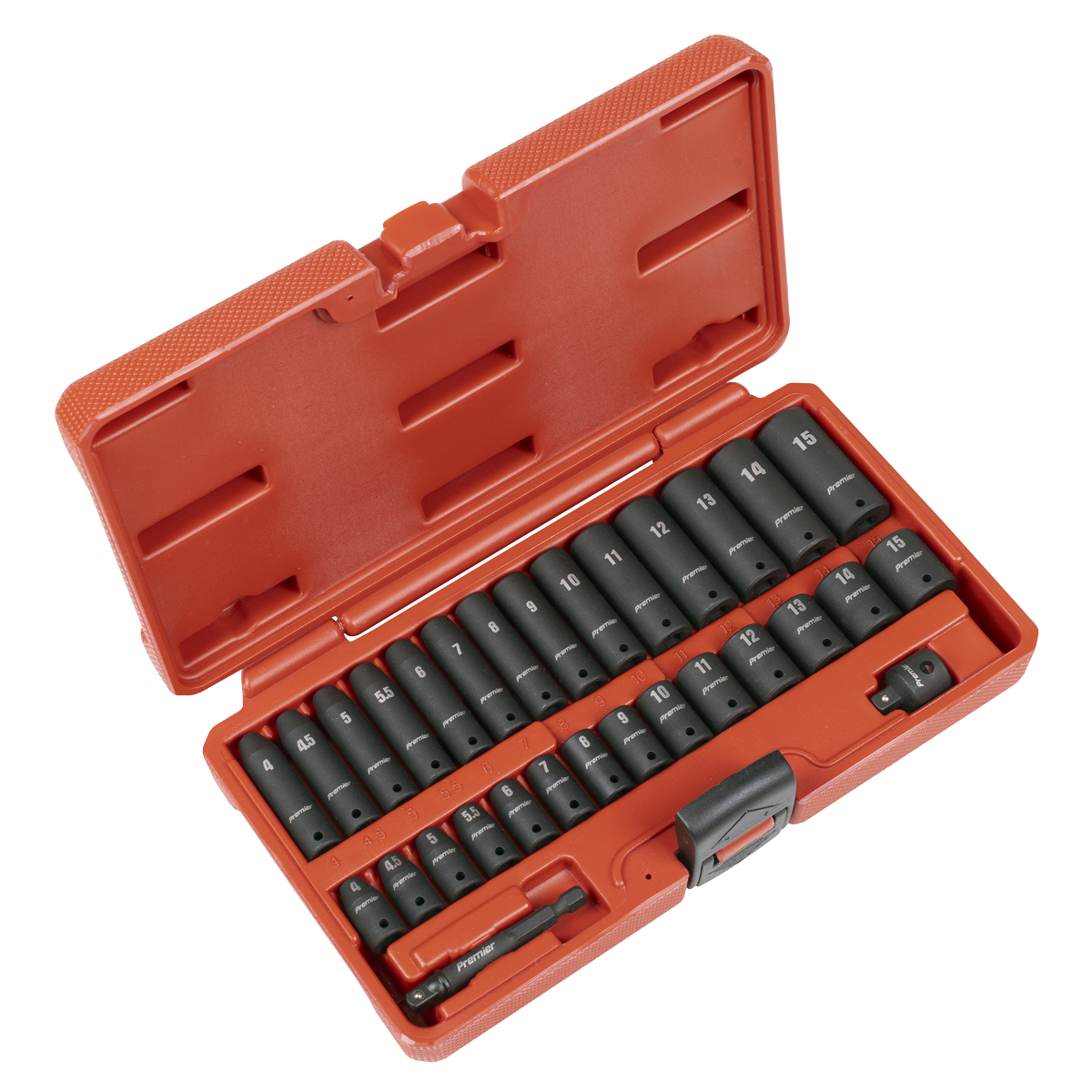 Impact Socket Set 1/4"Sq Drive 30pc AK5640M